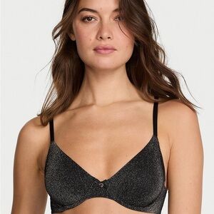 NWT 34DD Shimmer Invisible Lift Unlined Demi Bra